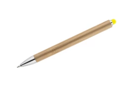 Touch pen bambusowy TUSO - żółty
