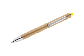 Touch pen bambusowy TUSO - żółty