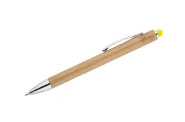 Touch pen bambusowy TUSO - żółty