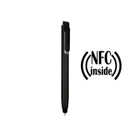 Długopis z chipem NFC, touch pen Henrietta - czarny