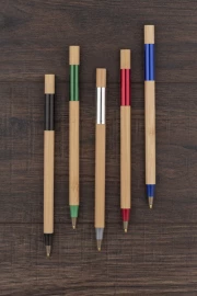 Długopis bambusowy IXER - Srebrny