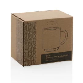 Kubek ceramiczny Echo - Biały