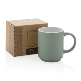 Kubek ceramiczny Echo - Zielony