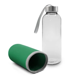 Szklana butelka 420 ml Bob - zielony