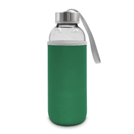 Szklana butelka 420 ml Bob - zielony