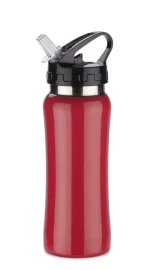 Bidon stalowy PATRO 600 ml - Czerwony
