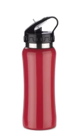 Bidon stalowy PATRO 600 ml - Czerwony
