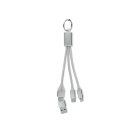 Kabel ładujący 4 w 1 typu C - BLUE - Srebrny