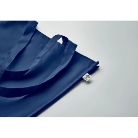Torba z bawełny organicznej BENTE COLOUR - Niebieski
