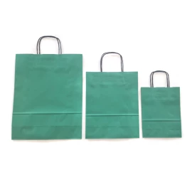 Torba papierowa Soft A5 - Zielony