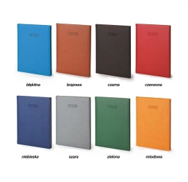 Kalendarz książkowy A4 - Rozkład Tygodniowy - Brązowy