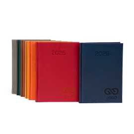 Kalendarz książkowy A5 - Rozkład Tygodniowy - Brązowy