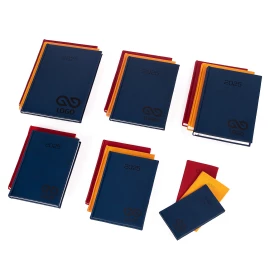 Kalendarz książkowy B5 - Rozkład Dzienny - Błękitny