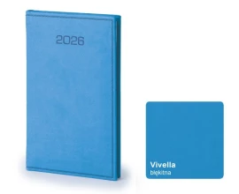 Kalendarz książkowy A6 - Rozkład Tygodniowy - Błękitny