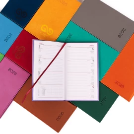 Kalendarz książkowy A6 - Rozkład Tygodniowy - Błękitny