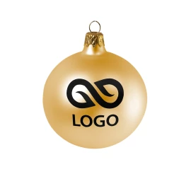 Bombka 80mm - Złoty