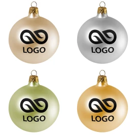 Bombka 80mm - Złoty