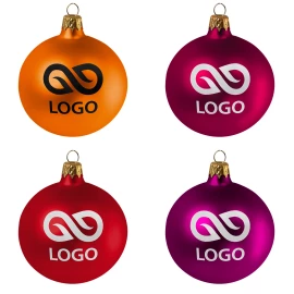 Bombka 80mm - Niebieski