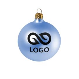 Bombka 80mm - Błękitny