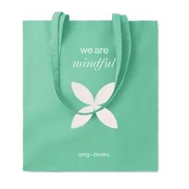 Torba na zakupy - COTTONEL COLOUR + - Miętowy