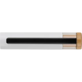 Zestaw piśmienniczy Scriptoria, długopis i pióro kulkowe - biały