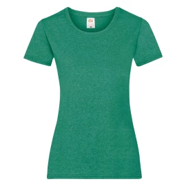 Koszulka damska FOTL Lady-Fit ValueWeight - Zielony Melanż