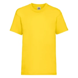 Koszulka dziecięca FOTL ValueWeight - Żółty