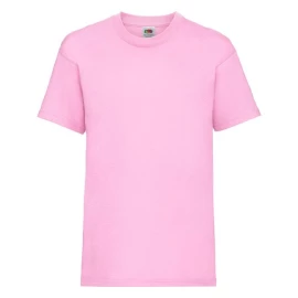 Koszulka dziecięca FOTL ValueWeight - Jasny Różowy