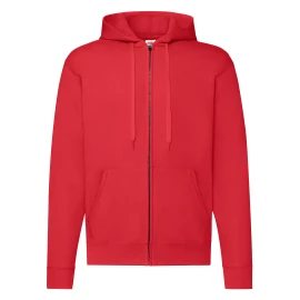 Bluza FOTL Zip Through Hooded Sweat - Czerwony