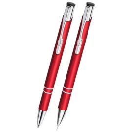 Zestaw Cosmo Długopis+ołówek - Czerwony