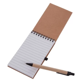 Notes Eco2 z długopisem - Czarny